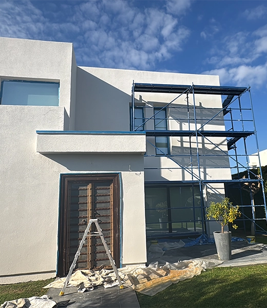 Mantolama ve boya işlemi